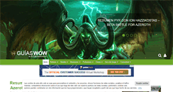 Desktop Screenshot of guiaswow.com